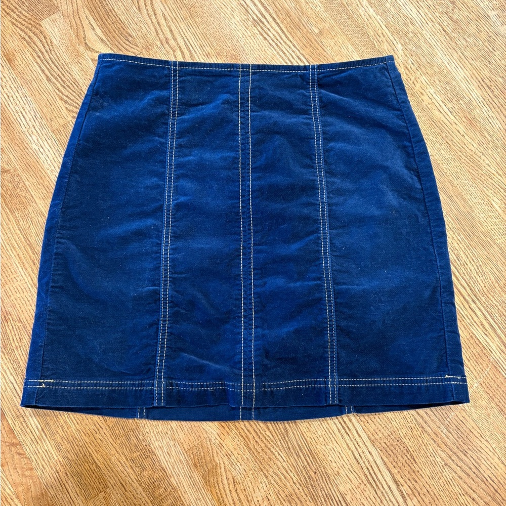 PacSun Deep Blue Mini Skirt